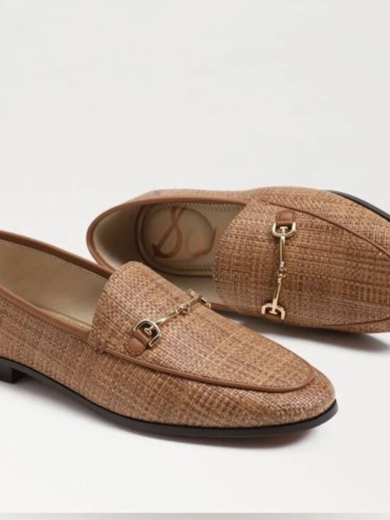 Sam Edelman Shoes - NEW SAM EDELMAN LORRAINE LOAFERS IN CUOIO BASKET WEAVE